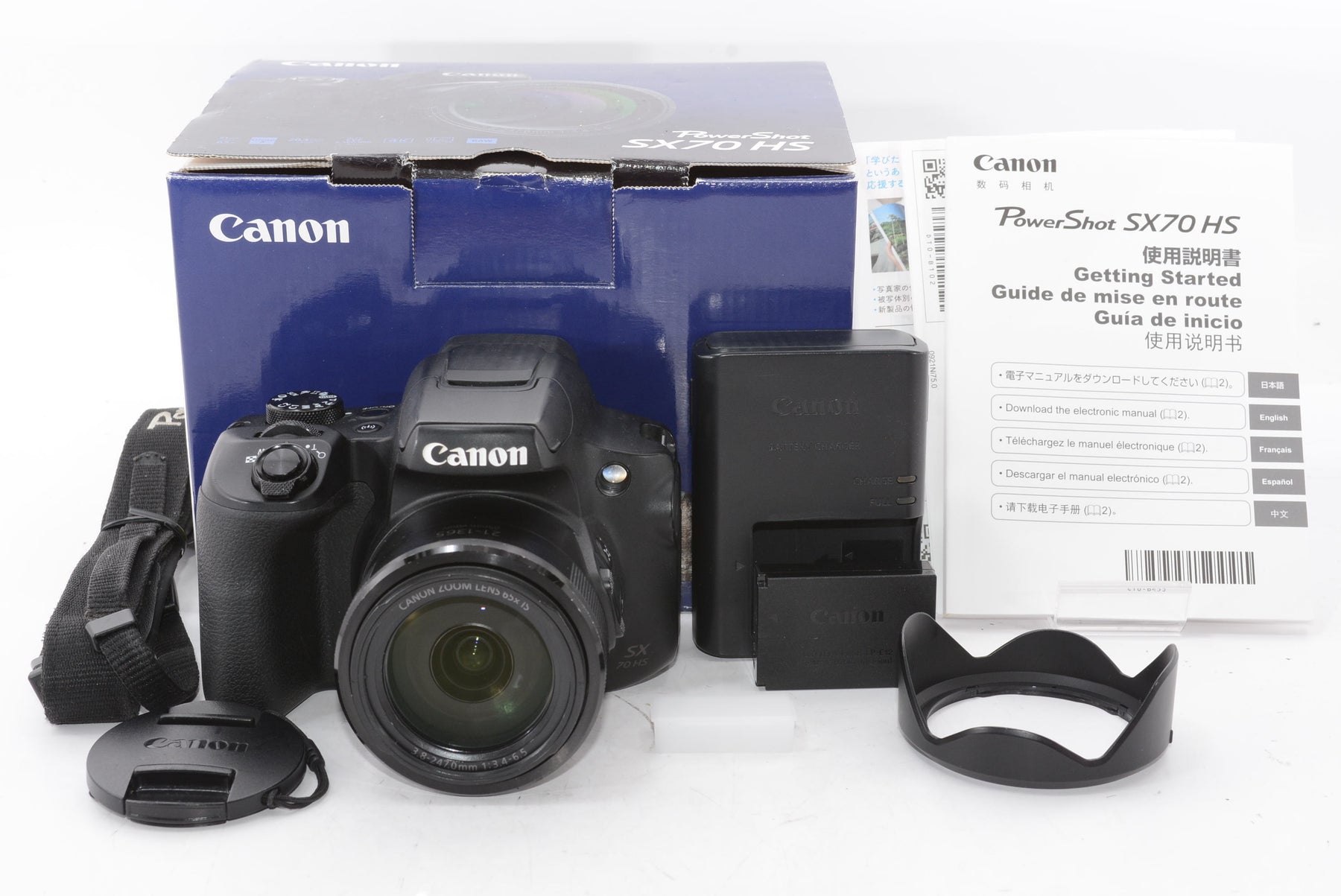 【外観並級】Canon コンパクトデジタルカメラ PowerShot SX70 HS 光学65倍ズーム/EVF内蔵/Wi-FI対応 PSSX70HS