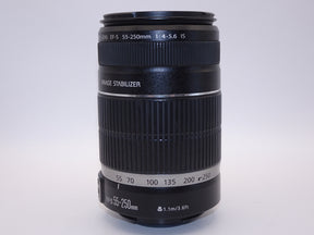 【外観並級】Canon 望遠レンズ EF-S55-250mm F4-5.6 IS APS-C対応