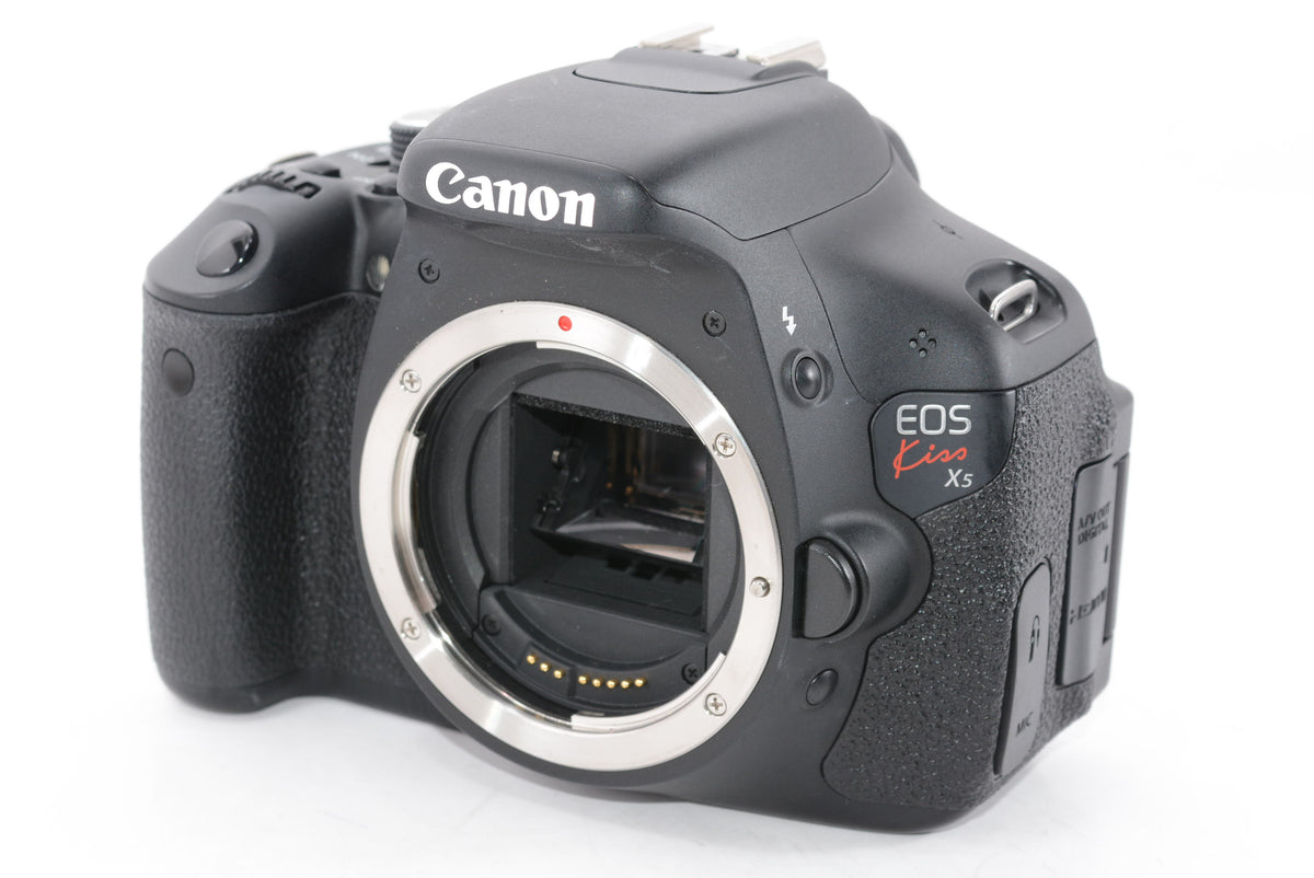 【外観並級】Canon デジタル一眼レフカメラ EOS Kiss X5 レンズキット EF-S18-55mm F3.5-5.6 IS II付属 KISSX5-1855IS2LK