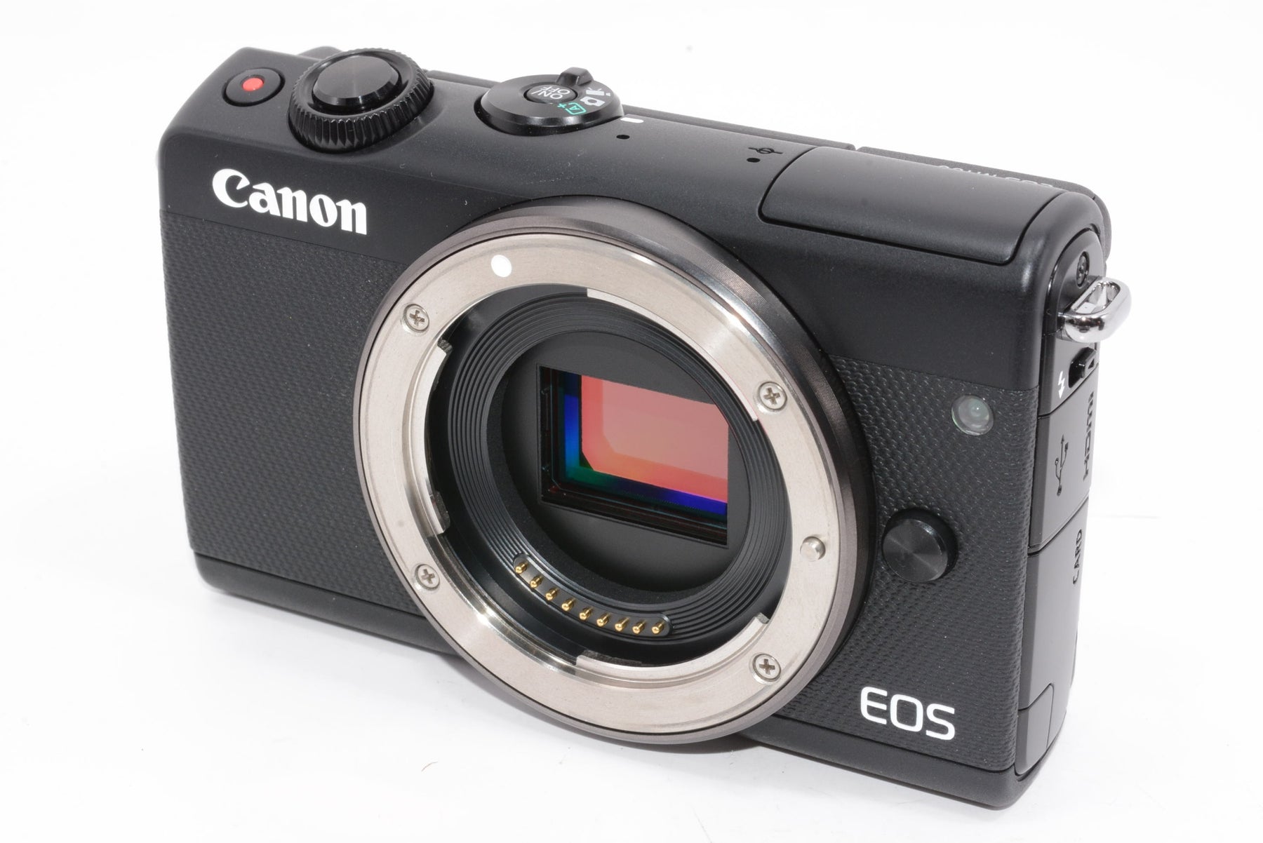 【外観特上級】Canon ミラーレス一眼カメラ EOS M100 ダブルレンズキット ブラック EOSM100BK-WLK