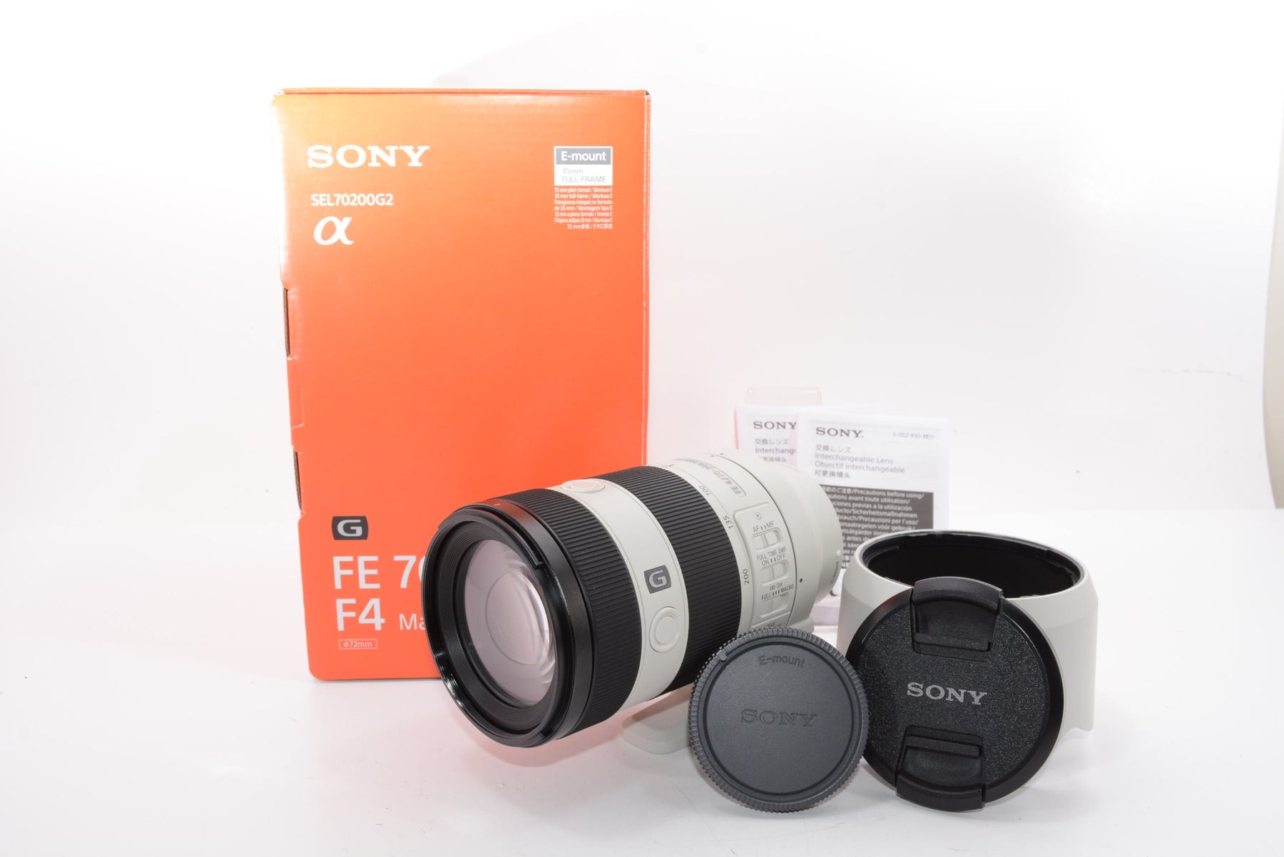 【ほぼ新品】ソニー/望遠ズームレンズ/フルサイズ/FE 70-200mm F4 Macro G OSSⅡ / Gレンズ/デジタル一眼カメラα[Eマウント]用 純正レンズ / SEL70200G2