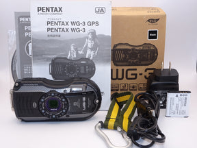 【外観特上級】PENTAX 防水デジタルカメラ WG-3 ブラック