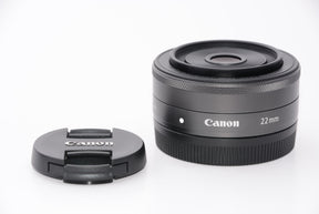 【外観特上級】Canon 単焦点広角レンズ EF-M22mm F2 STM ミラーレス一眼対応