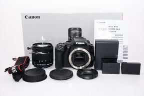 【外観特上級】Canon デジタル一眼レフカメラ EOS Kiss X10 標準ズームキット ブラック KISSX10BK-1855ISSTMLK