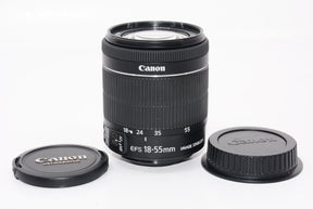 【外観特上級】Canon 標準ズームレンズ EF-S18-55mm F3.5-5.6 IS STM APS-C対応