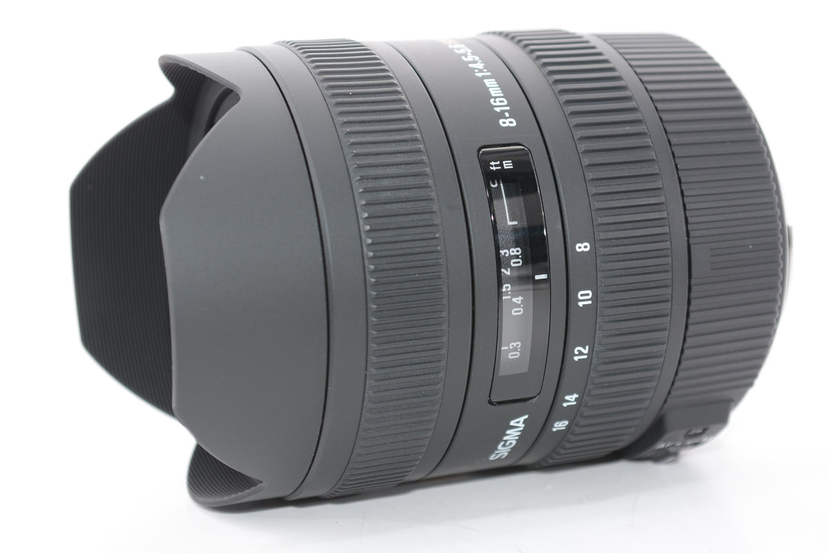 【外観特上級】SIGMA 超広角ズームレンズ 8-16mm F4.5-5.6 DC HSM キヤノン用 APS-C専用 203542