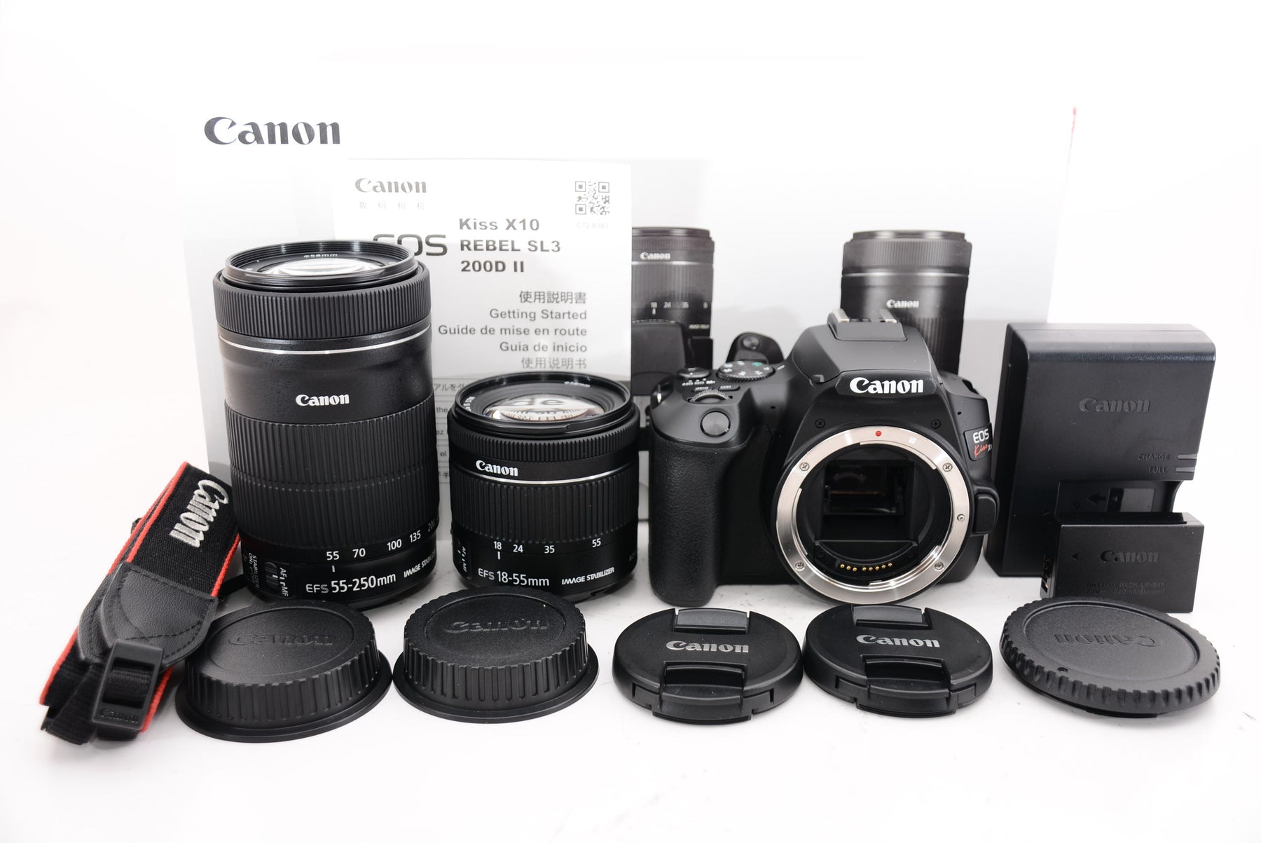 外観特上級】Canon デジタル一眼レフカメラ EOS Kiss X10 ダブルズーム