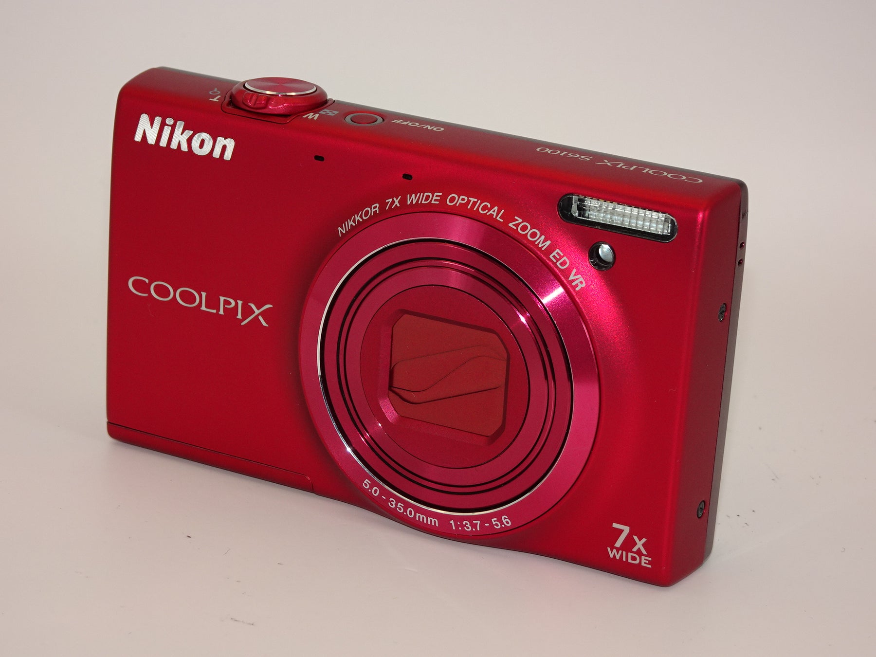 Nikon COOLPIX S6100 スーパーレッドテレビ・オーディオ・カメラ