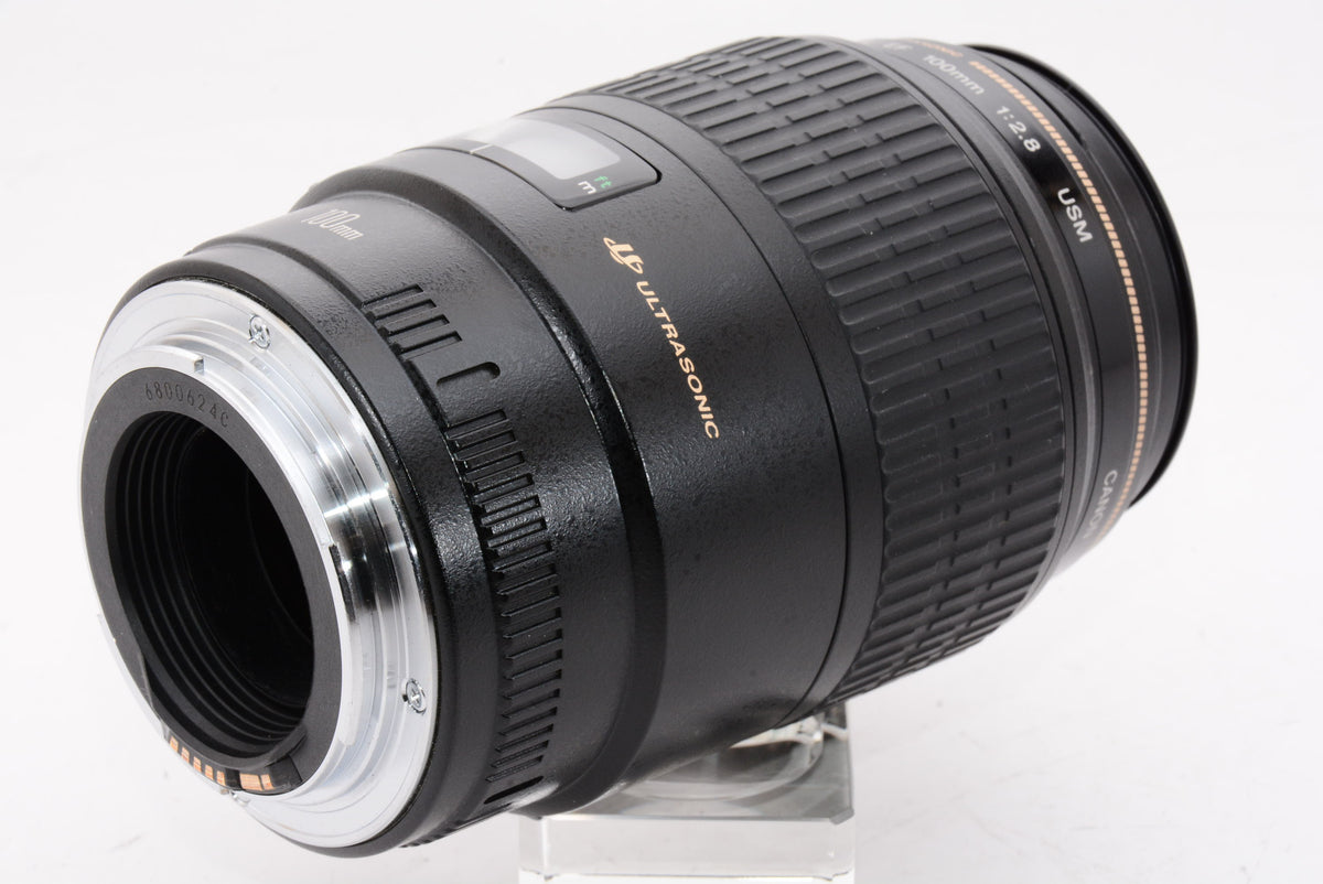 【外観特上級】Canon 単焦点マクロレンズ EF100mm F2.8 マクロ USM フルサイズ対応