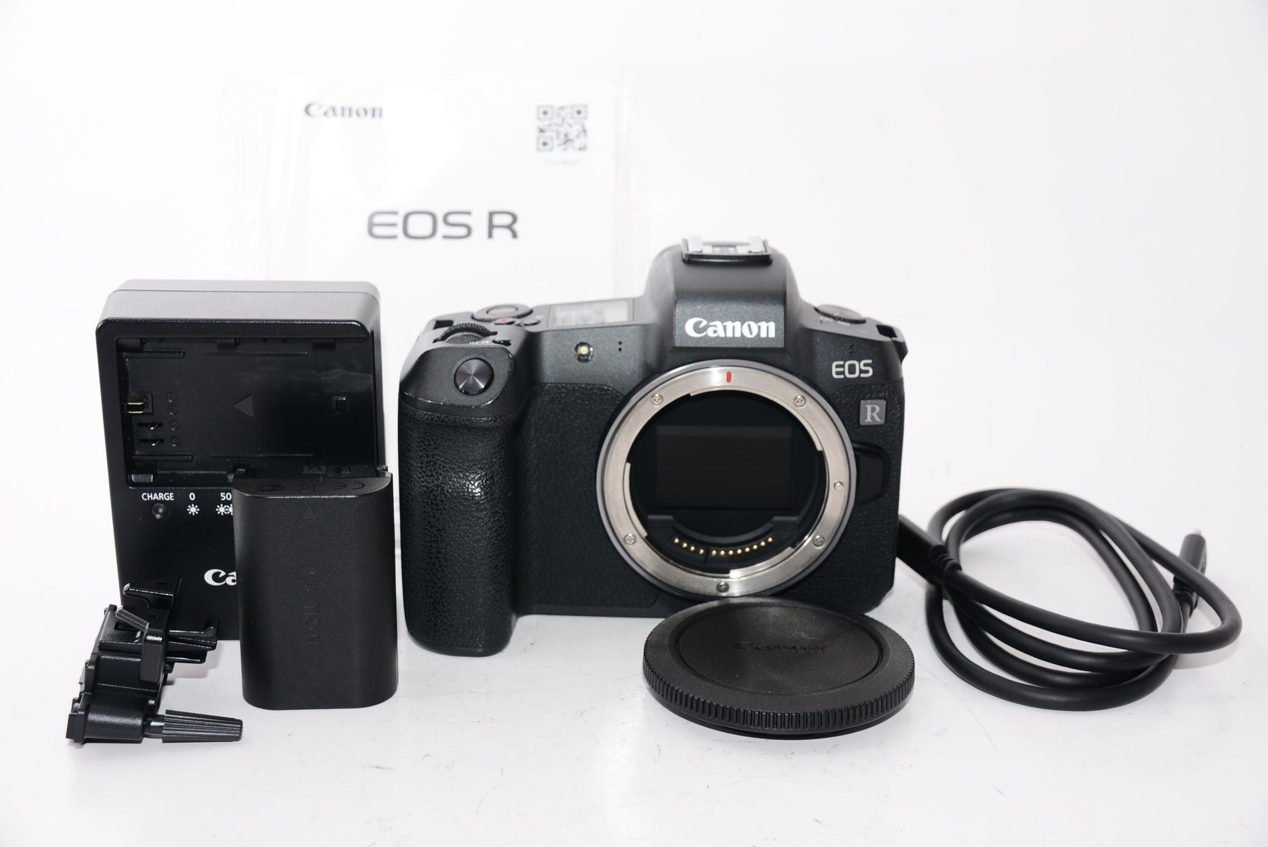 外観特上級】Canon ミラーレス一眼カメラ EOS R ボディー EOSR