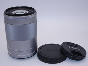 【外観特上級】Canon EF-M55-200mm F4.5-6.3 IS STM シルバー