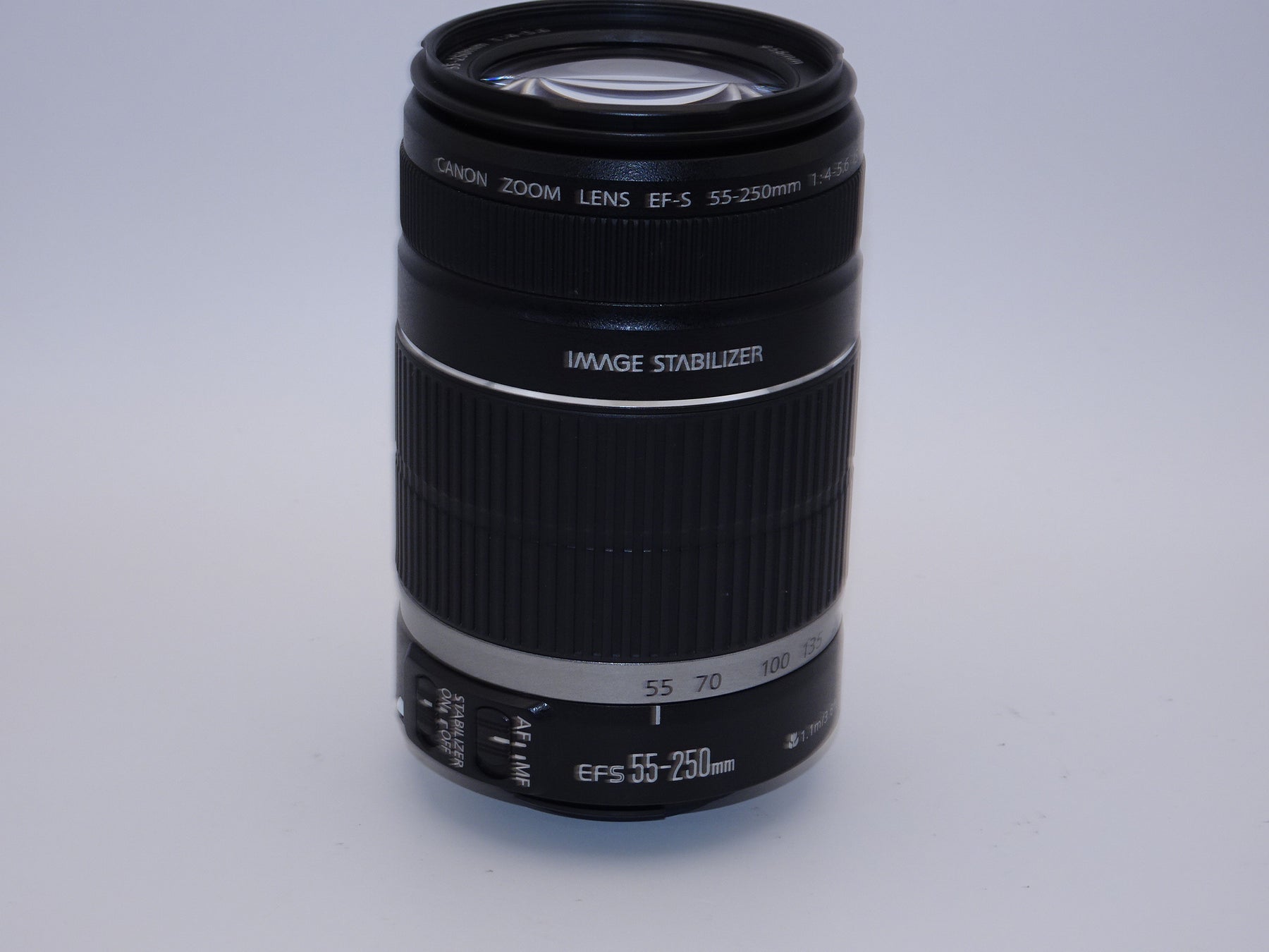 【外観特上級】Canon 望遠レンズ EF-S55-250mm F4-5.6 IS APS-C対応