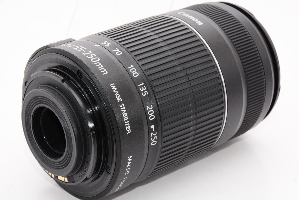 【外観特上級】Canon 望遠ズームレンズ EF-S55-250mm F4-5.6 IS II APS-C対応