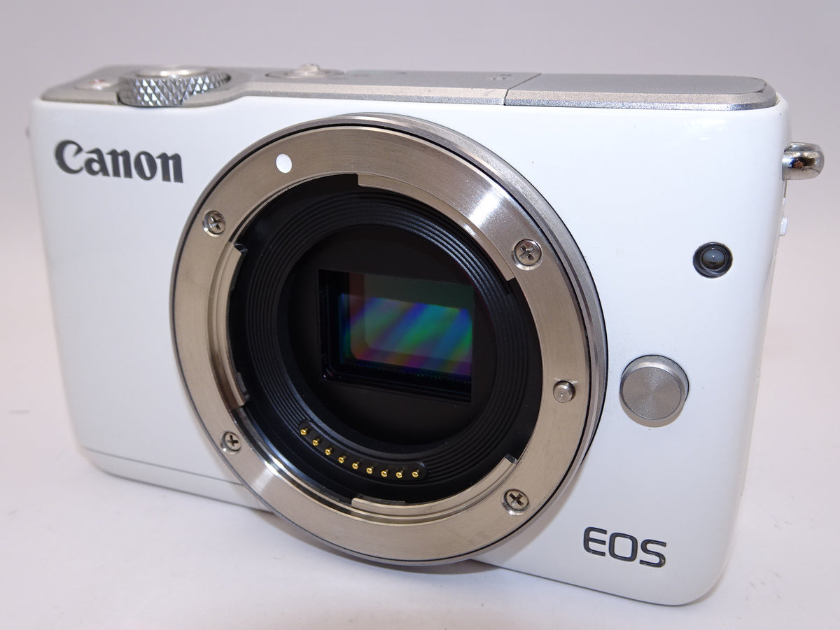 【外観並級】Canon ミラーレス一眼カメラ EOS M10 ボディ(ホワイト)