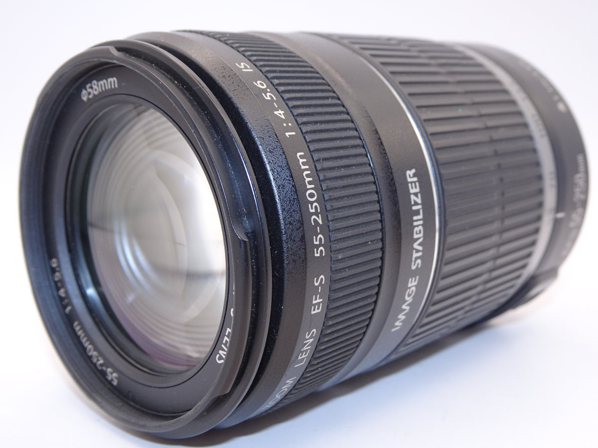 【外観特上級】Canon 望遠レンズ EF-S55-250mm F4-5.6 IS APS-C対応