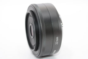 【外観特上級】Canon 単焦点広角レンズ EF-M22mm F2 STM ミラーレス一眼対応