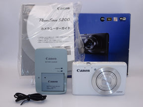 【外観並級】Canon デジタルカメラ PowerShot S200 ホワイト PSS200(WH)