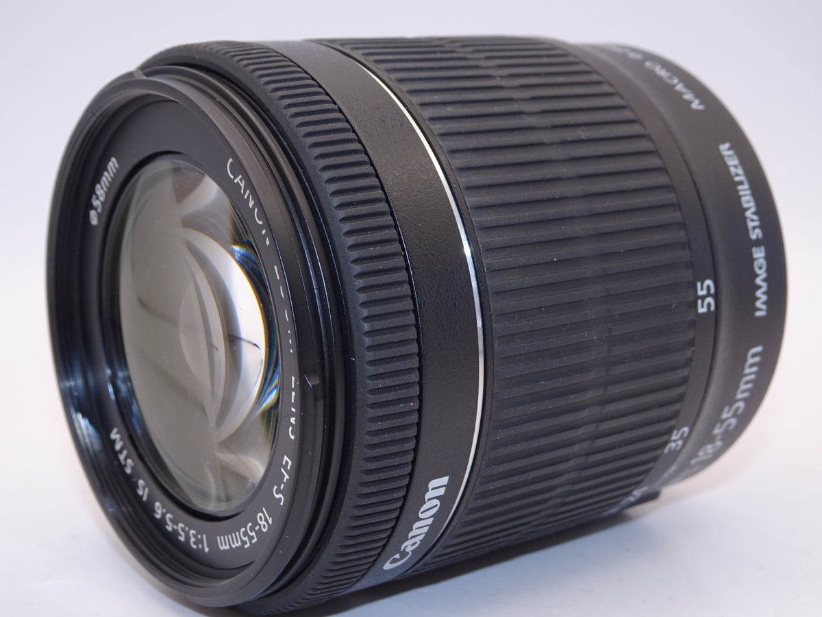 【外観特上級】Canon 標準ズームレンズ EF-S18-55mm F3.5-5.6 IS STM APS-C対応