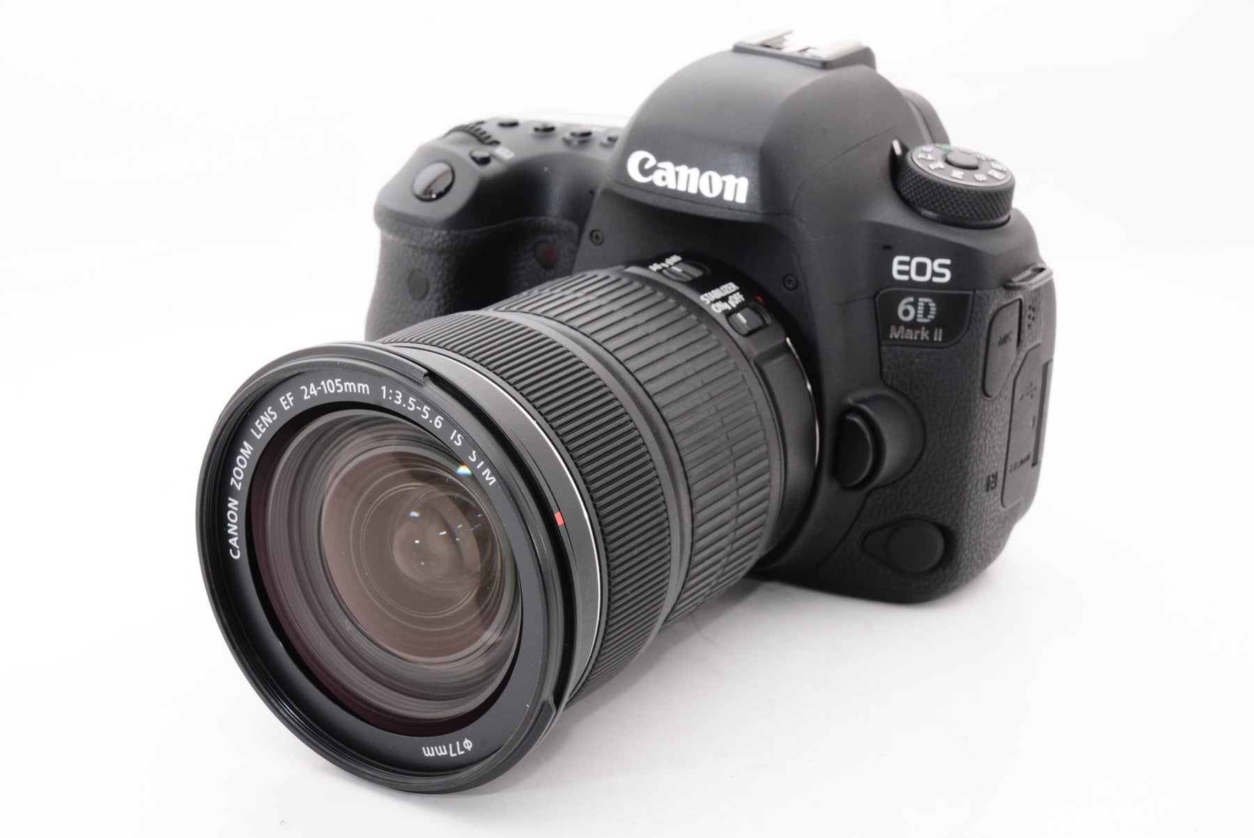【外観特上級】Canon デジタル一眼レフカメラ EOS 6D Mark II EF24-105 IS STM レンズキット  EOS6DMK2-24105ISSTMLK