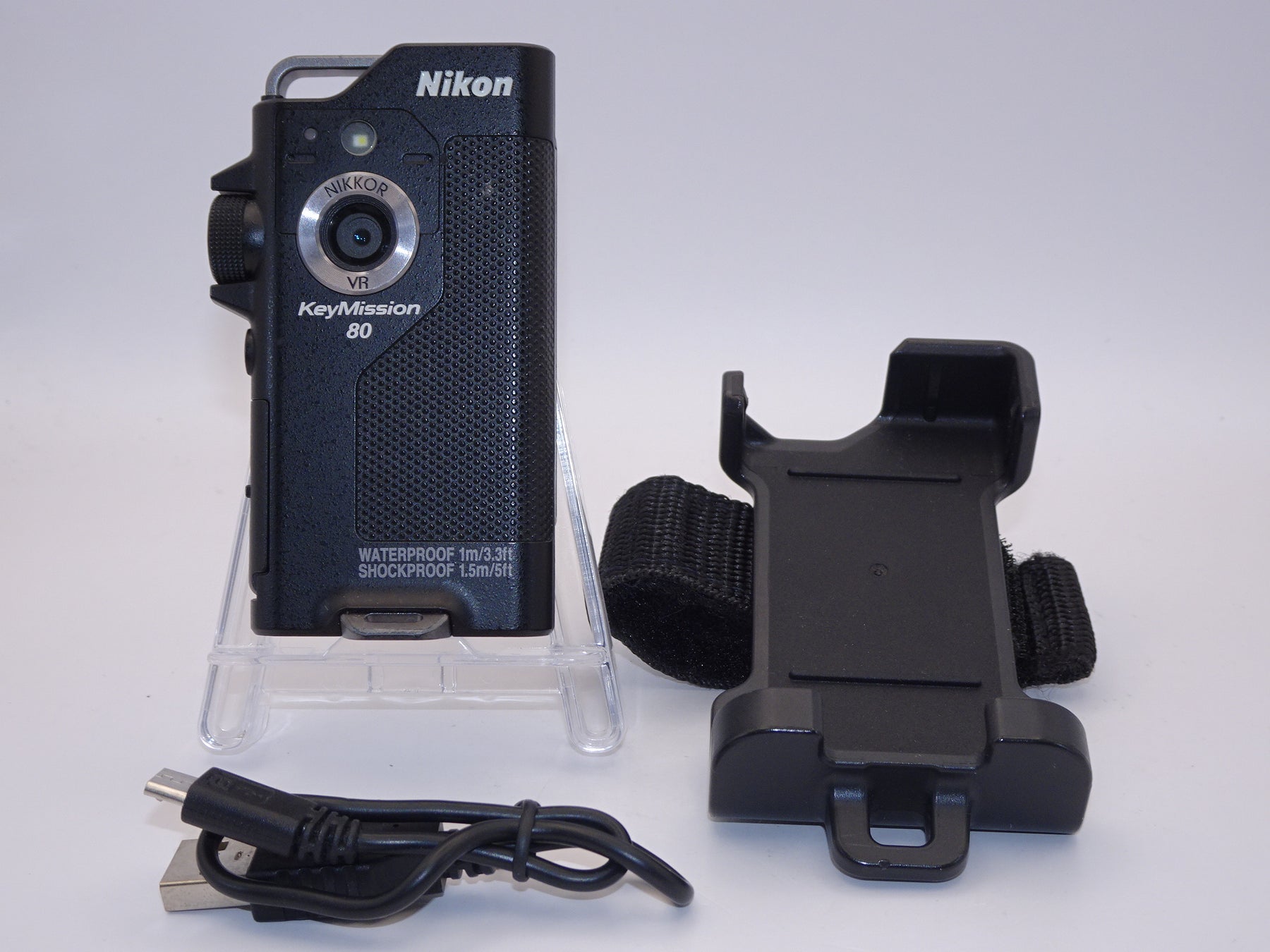 【外観特上級】Nikon 防水ウェアラブルカメラ KeyMission 80 BK ブラック