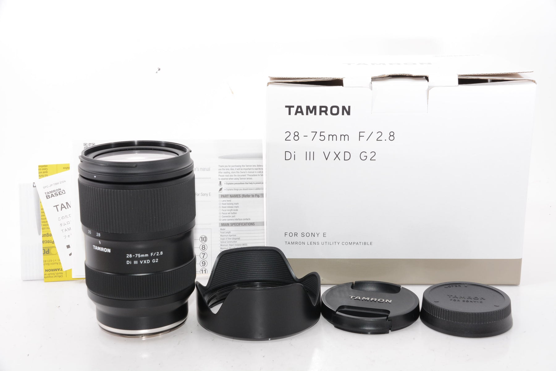 【外観特上級】タムロン 28-75mm F/2.8 Di III VXD G2 ソニーEマウント用（Model A063）