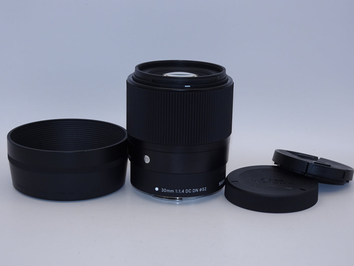 【外観特上級】SIGMA 30mm F1.4 DC DN | Contemporary C016 | Canon EF-Mマウント用 APS-Cサイズ ミラーレス専用