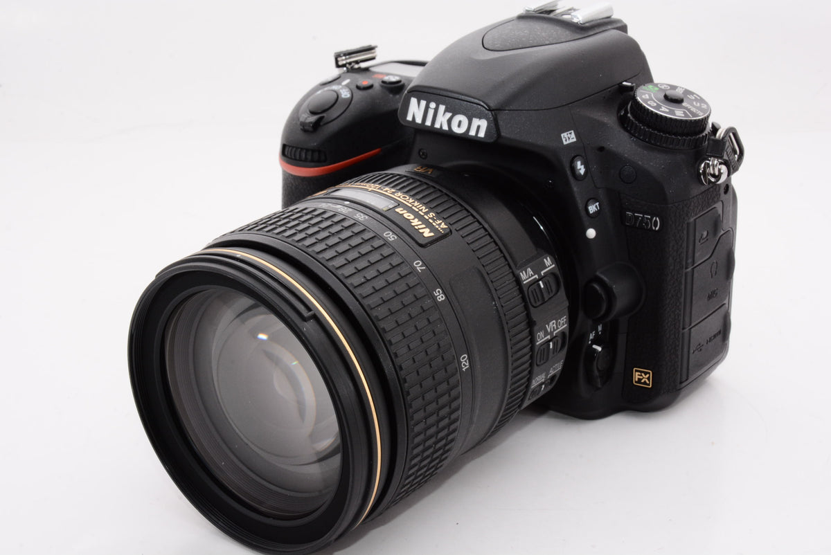 【外観特上級】Nikon デジタル一眼レフカメラ D750 24-120VR レンズキット AF-S NIKKOR 24-120mm f/4G ED VR 付属 D750LK24-120