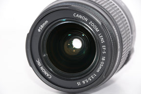 【外観特上級】Canon 標準ズームレンズ EF-S18-55mm F3.5-5.6 IS APS-C対応