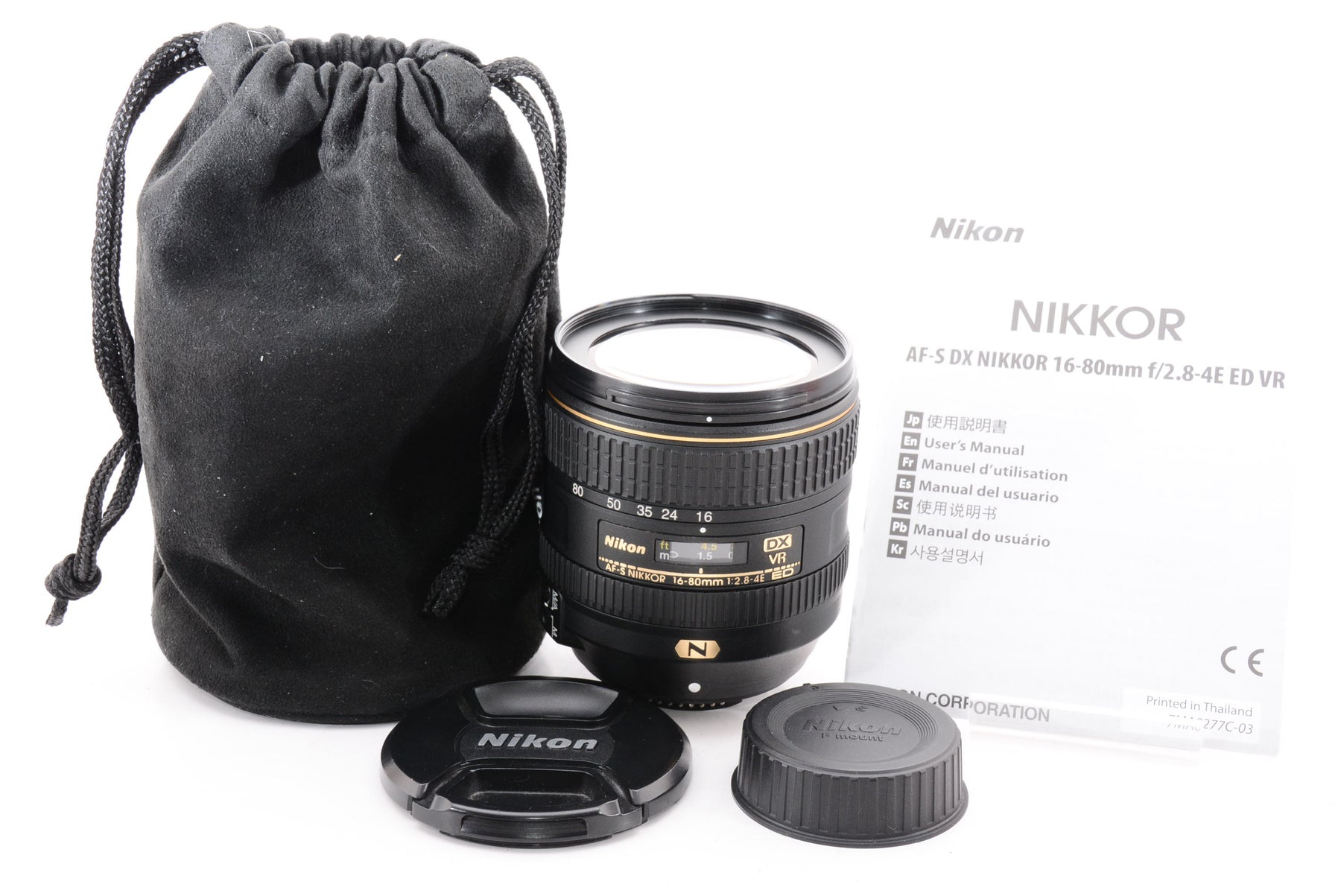 【外観特上級】Nikon 標準ズームレンズ AF-S DX NIKKOR 16-80mm f/2.8-4E ED VR