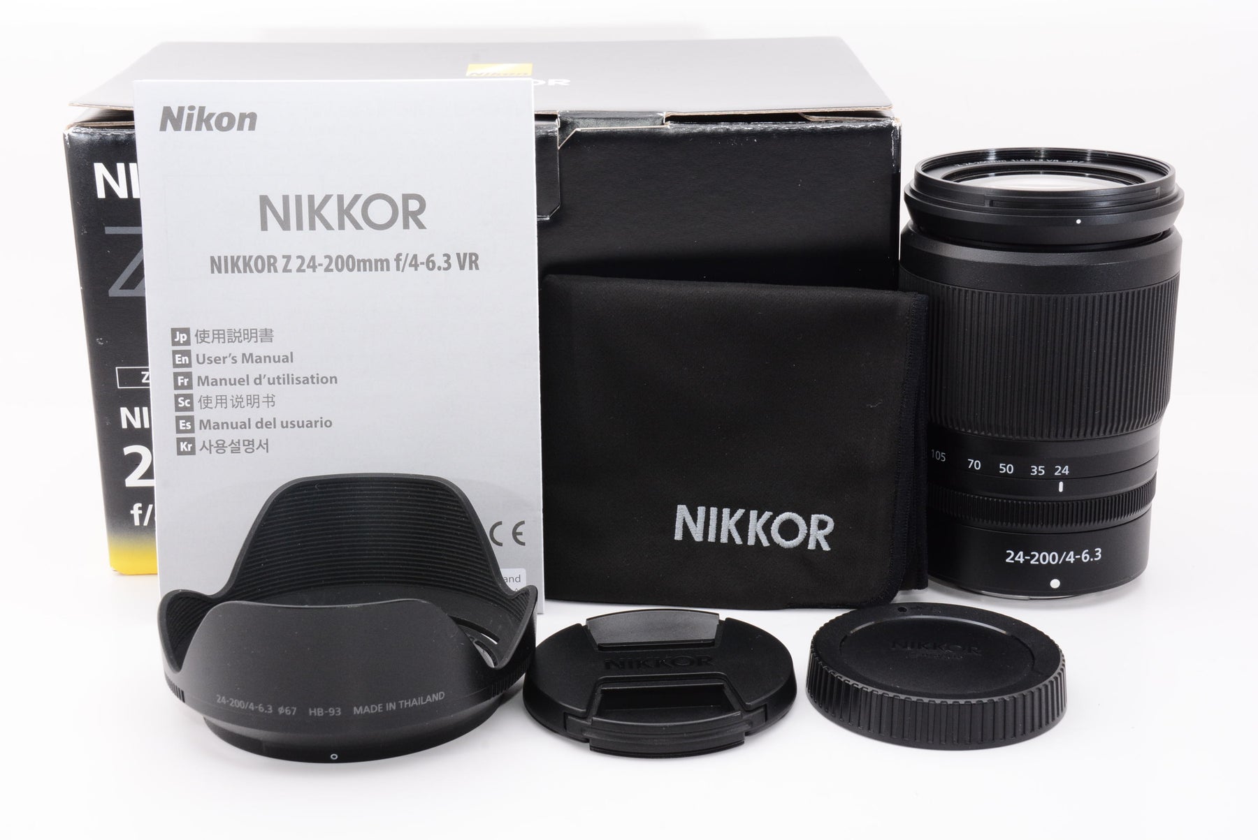 【外観特上級】Nikon 高倍率ズームレンズ NIKKOR Z 24-200mm f/4-6.3 VR Zマウント フルサイズ対応 NZ24-200