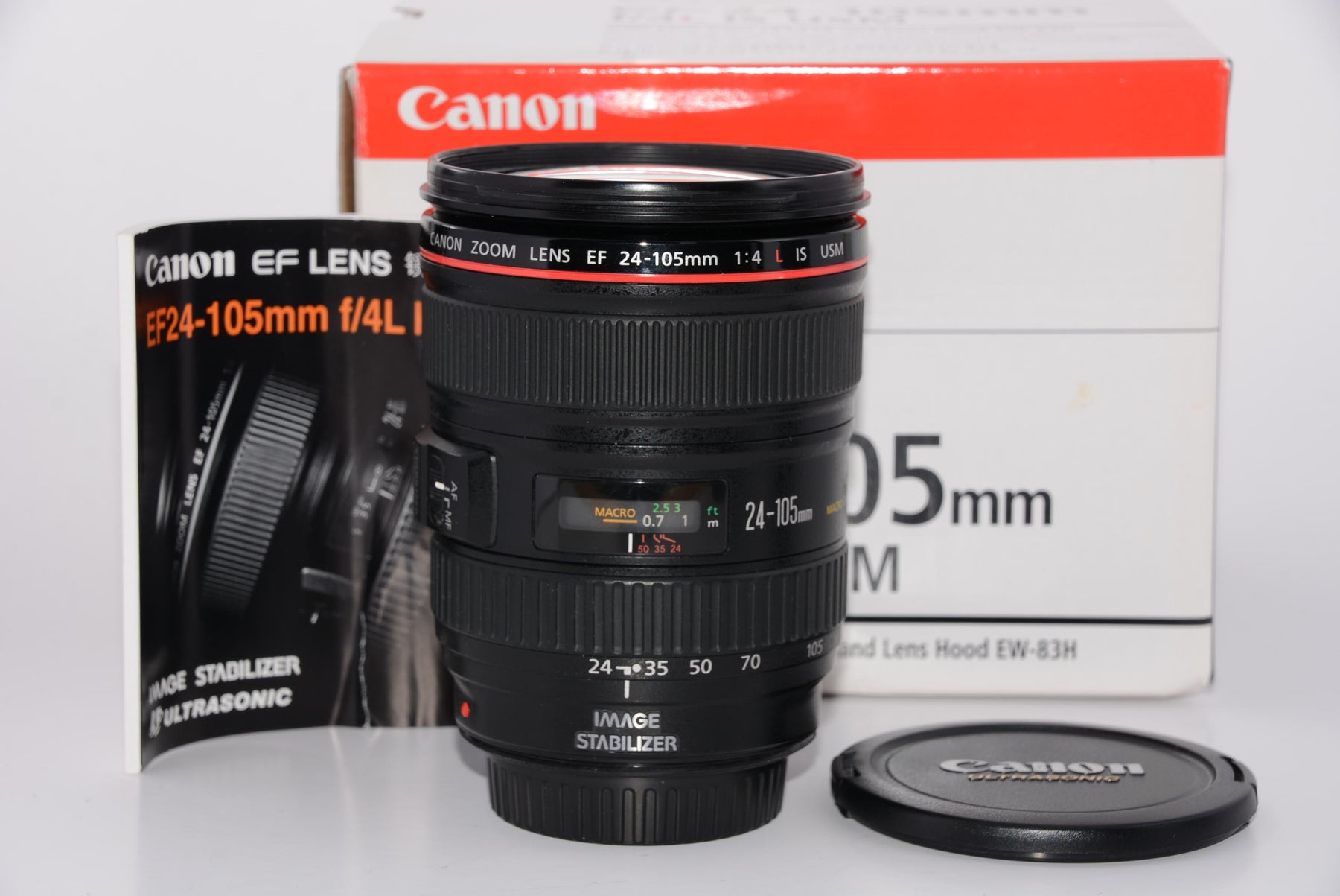 【外観特上級】Canon 標準ズームレンズ EF24-105mm F4L IS USM フルサイズ対応