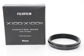 【ほぼ新品】FUJIFILM アダプターリング X100シリーズ用 ブラック AR-X100 B