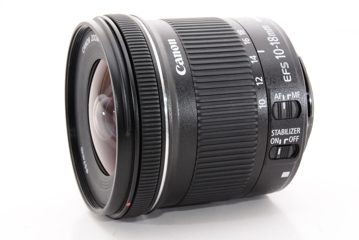 【外観特上級】Canon 超広角ズームレンズ EF-S10-18mm F4.5-5.6 IS STM APS-C対応 EF-S10-18ISSTM