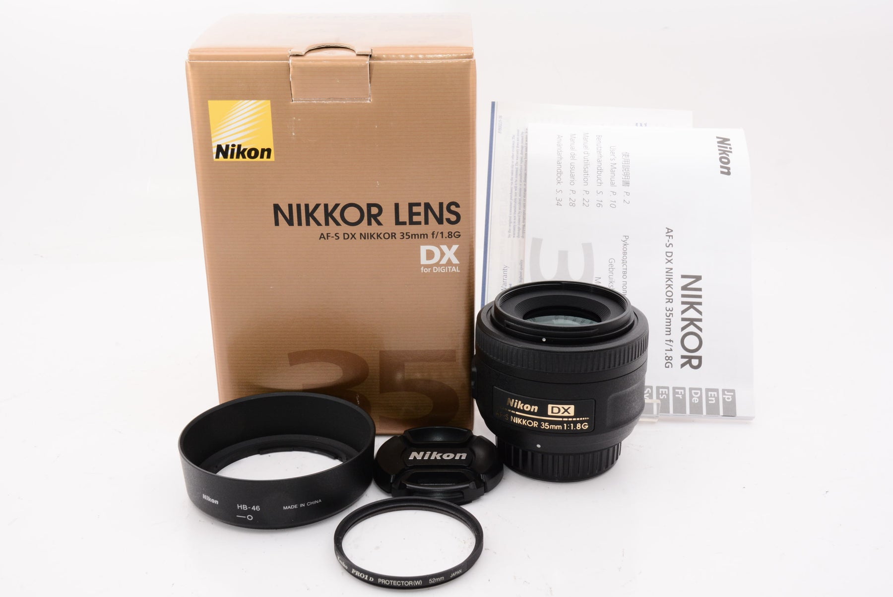 【外観特上級】Nikon 単焦点レンズ AF-S DX NIKKOR 35mm f/1.8G ニコンDXフォーマット専用