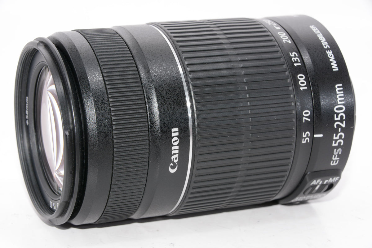 【外観特上級】Canon 望遠ズームレンズ EF-S55-250mm F4-5.6 IS II APS-C対応