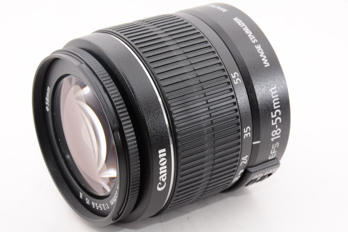 【外観特上級】Canon 標準ズームレンズ EF-S18-55mm F3.5-.5.6 IS II APS-C対応