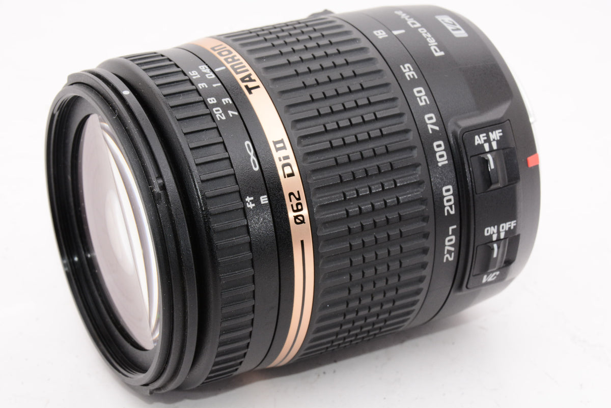 【外観特上級】TAMRON 高倍率ズームレンズ 18-270mm F3.5-6.3 DiII VC PZD キヤノン用 APS-C専用 B008E