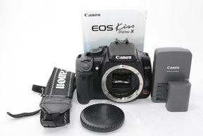【外観並級】Canon デジタル一眼レフカメラ EOS Kiss デジタル X ボディ本体 ブラック KISSDXB-BODY
