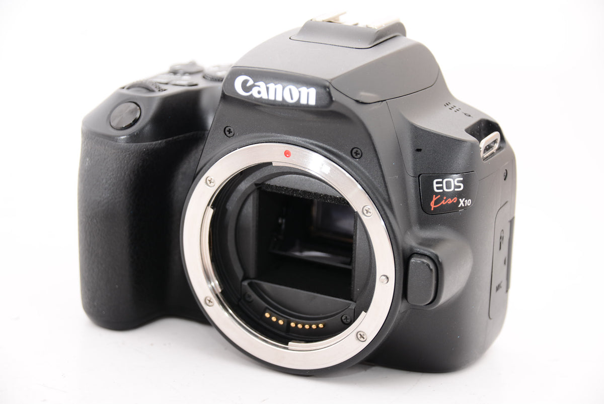 【外観特上級】Canon デジタル一眼レフカメラ EOS Kiss X10 標準ズームキット ブラック KISSX10BK-1855ISSTMLK