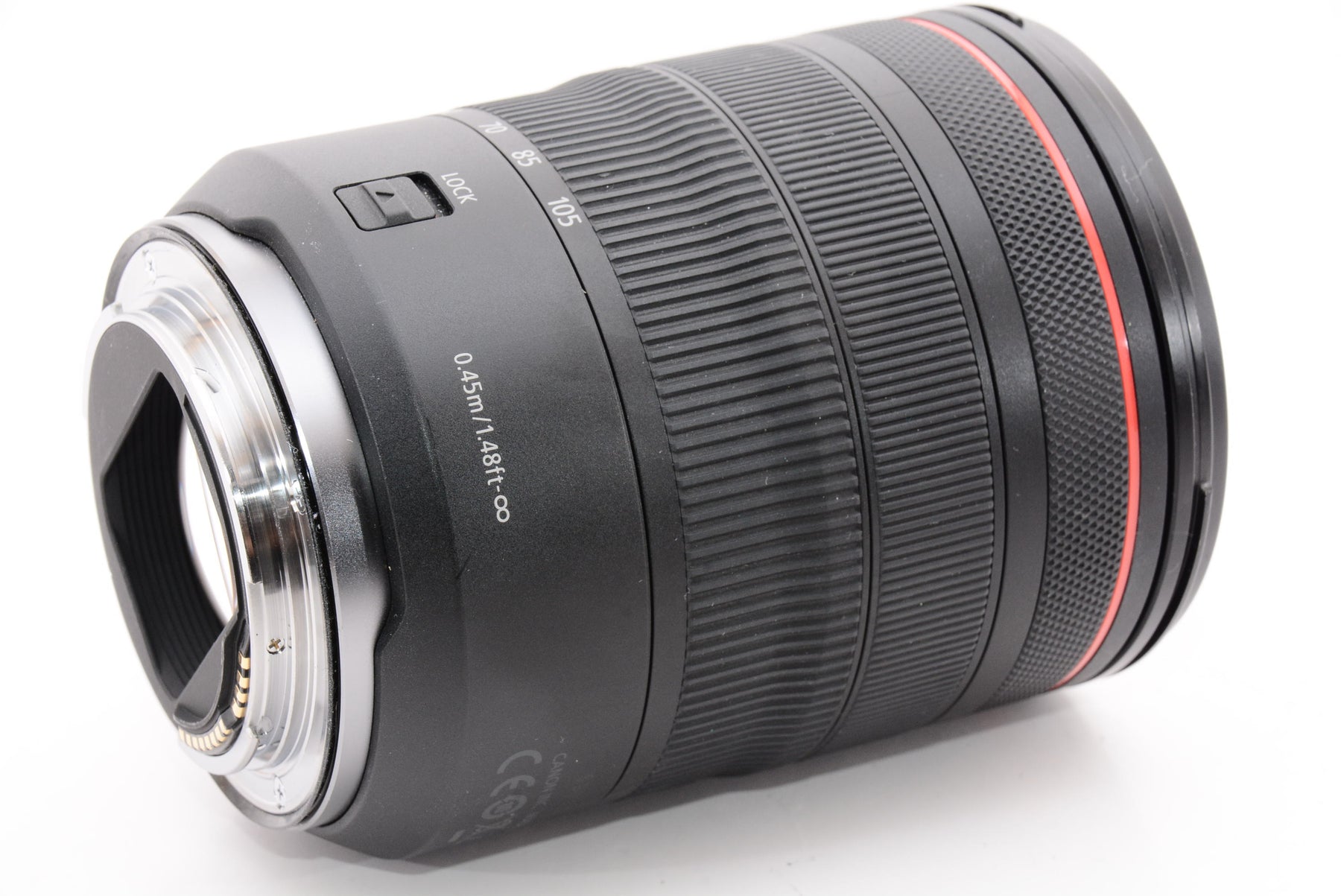 【外観特上級】Canon 中望遠ズームレンズ RF24-105mm F4L IS USM EOSR対応 全長107.3mm ブラック RF24-10540LIS