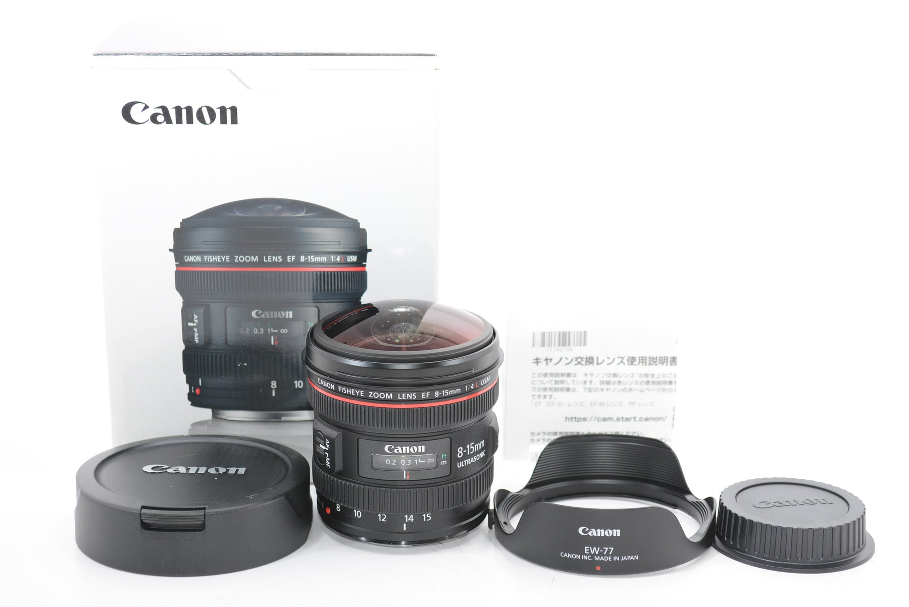 【外観特上級】Canon 超広角ズームレンズ EF8-15mm F4L フィッシュアイ USM フルサイズ対応
