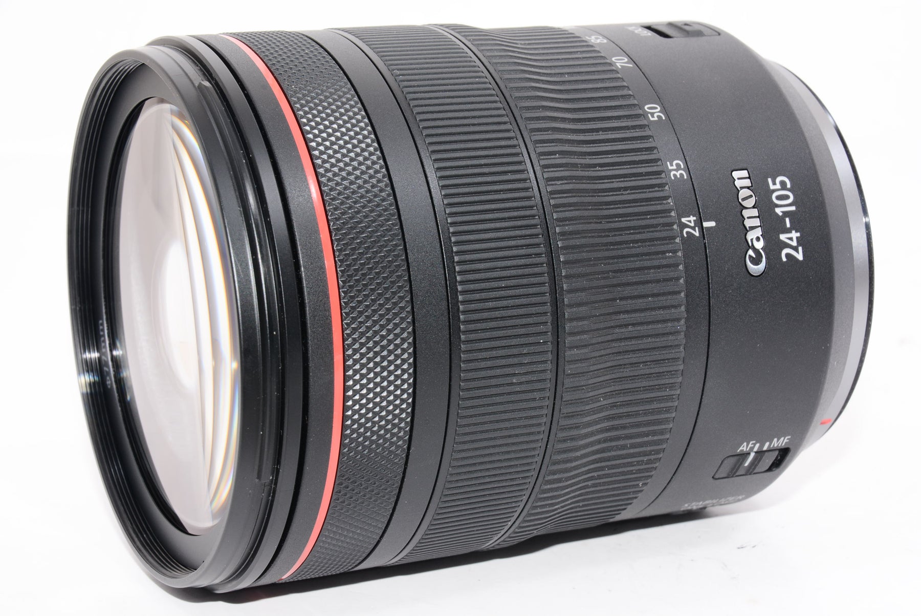 【外観特上級】Canon 中望遠ズームレンズ RF24-105mm F4L IS USM EOSR対応 全長107.3mm ブラック RF24-10540LIS