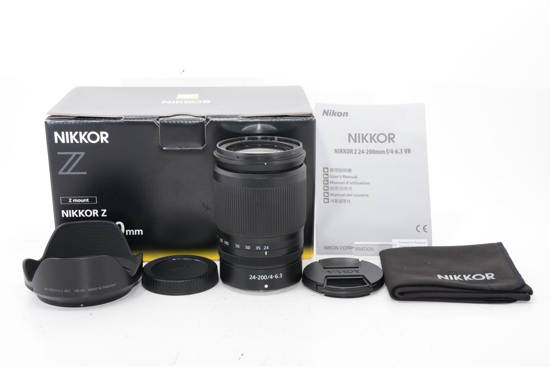 【外観特上級】Nikon 高倍率ズームレンズ NIKKOR Z 24-200mm f/4-6.3 VR Zマウント フルサイズ対応 NZ24-200