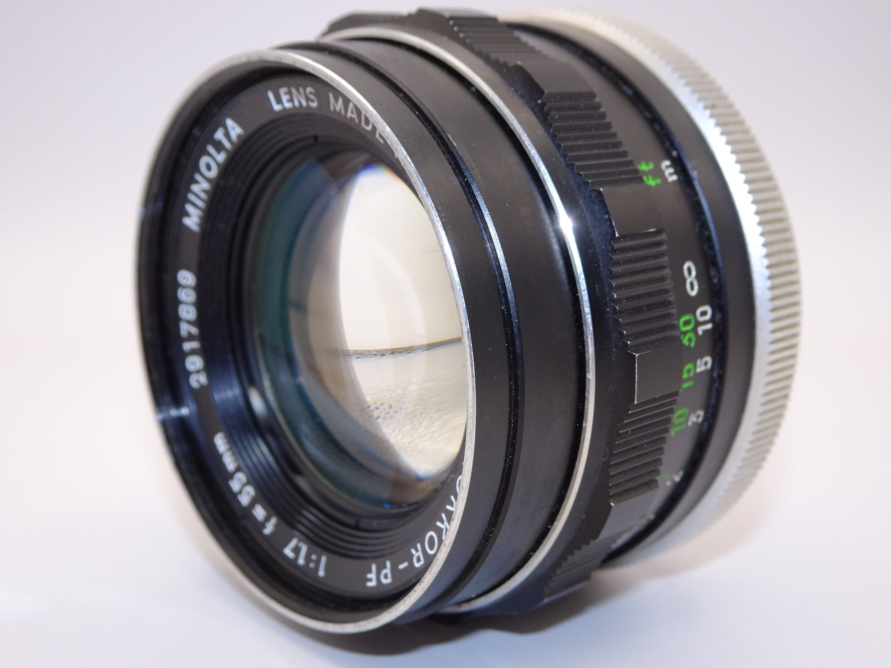 【外観並級】MINOLTA ミノルタ MC ROKKOR PF 55mm F1.7