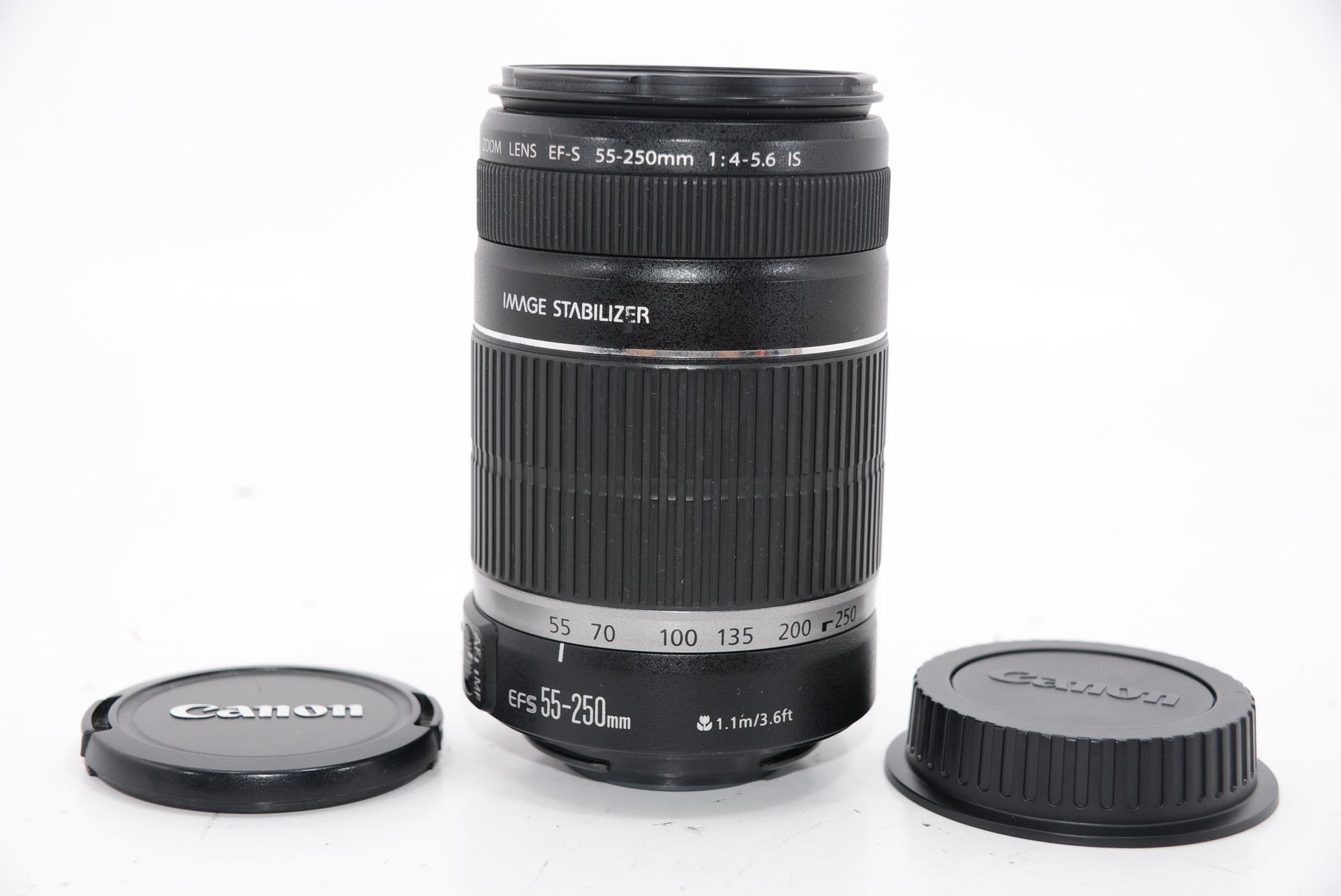 【外観特上級】Canon 望遠レンズ EF-S55-250mm F4-5.6 IS APS-C対応