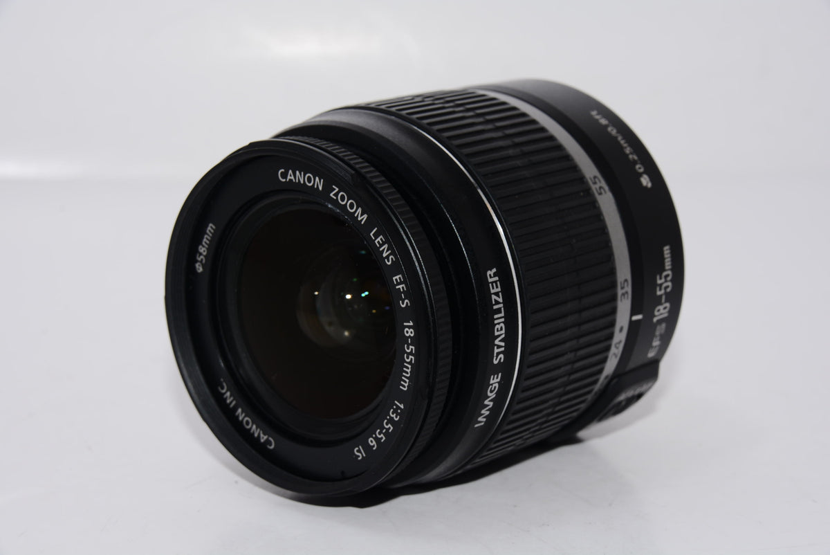 【外観特上級】Canon 標準ズームレンズ EF-S18-55mm F3.5-5.6 IS APS-C対応