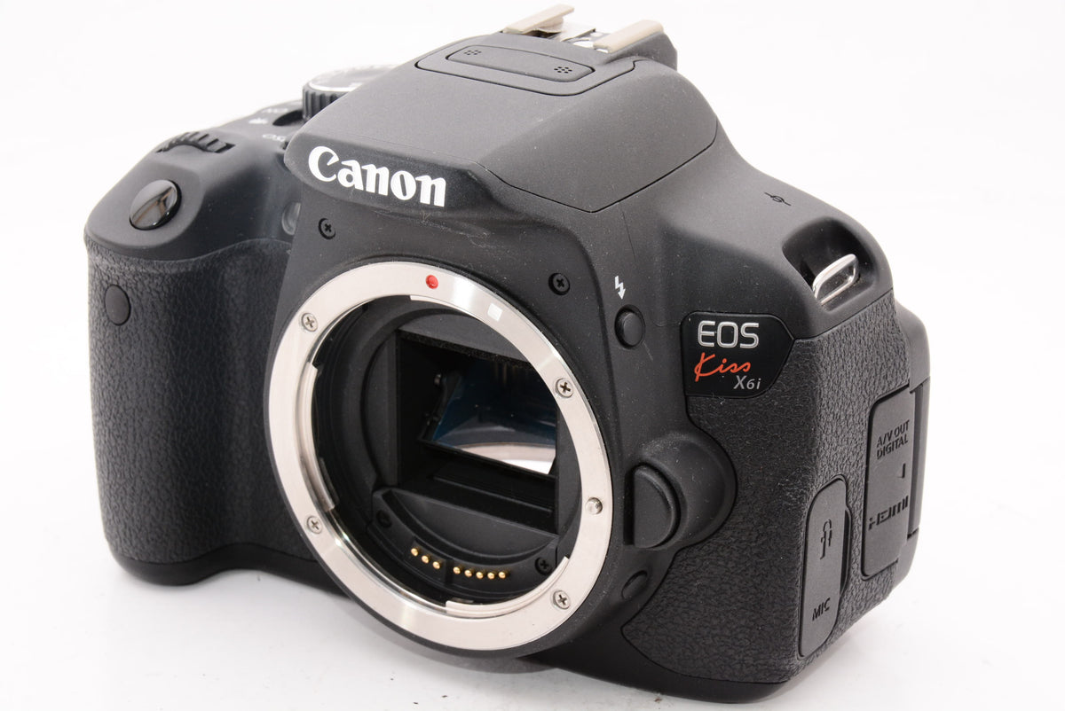 【外観特上級】Canon デジタル一眼レフカメラ EOS Kiss X6i EF-S18-55 IS II レンズキット KISSX6i-1855IS2LK