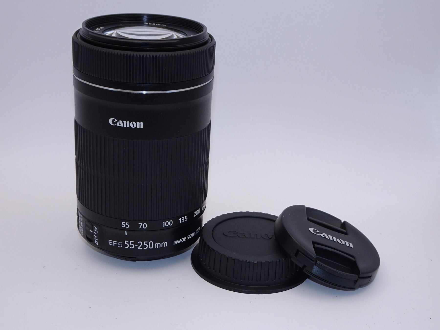 【外観特上級】Canon 望遠ズームレンズ EF-S55-250mm F4-5.6 IS STM APS-C対応 EF-S55-250ISSTM