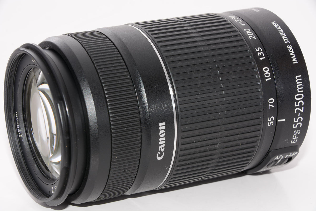 【外観特上級】Canon 望遠ズームレンズ EF-S55-250mm F4-5.6 IS II APS-C対応