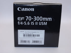 【外観特上級】Canon 望遠ズームレンズ EF EF70-300mm F4-5.6 IS II USM